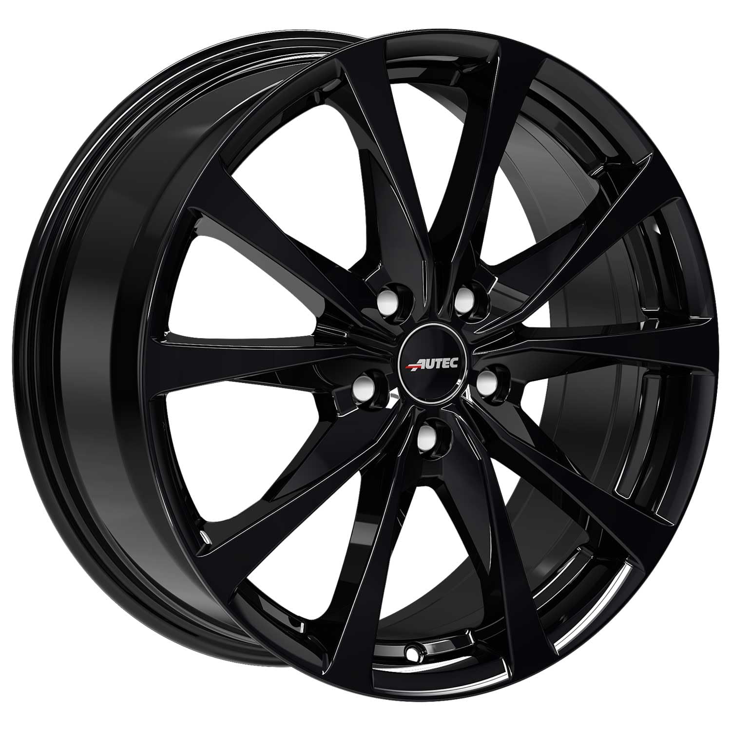 4x Cerchi AUTEC BRIXEN 6.5x16 ET41 5x112 Schwarz