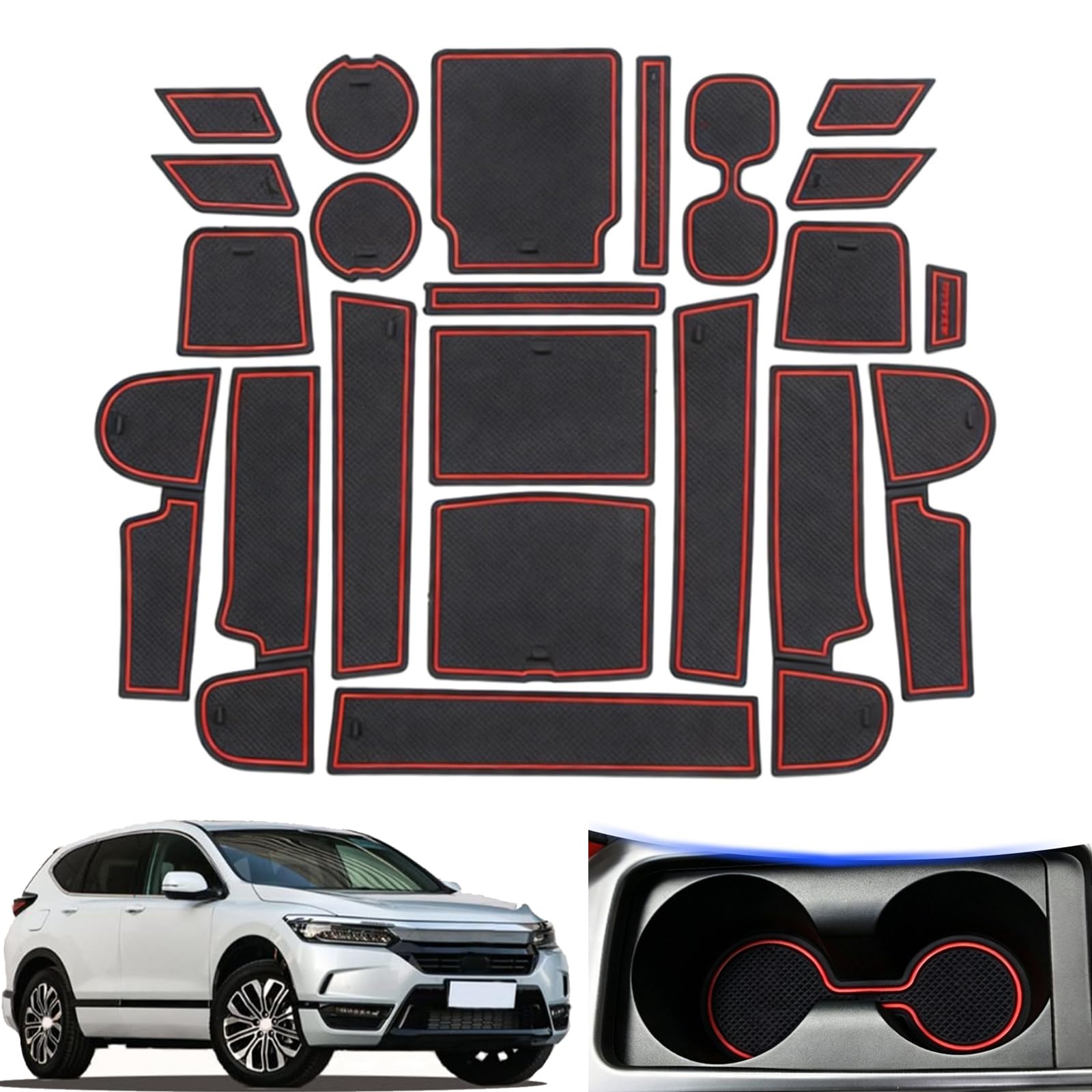 Alfombrillas antipolvo para Honda Breeze: forros de goma antideslizantes para las puertas