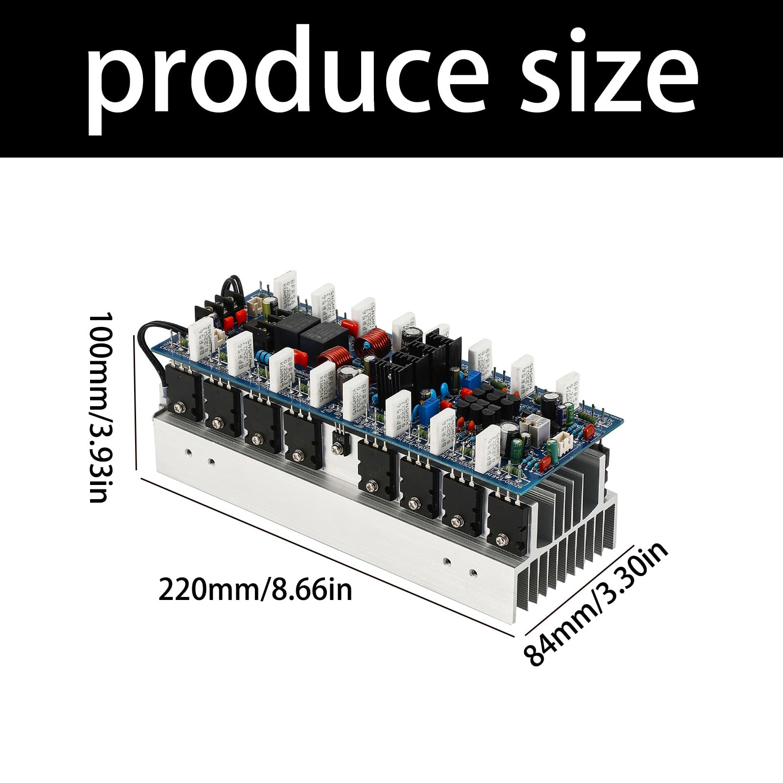 Scheda amplificatore digitale TTA1943 / TTC5200 a doppio canale, 400 W + 400 W, modulo di potenza per home theatre, modulo audio digitale a doppio canale, per home theatre