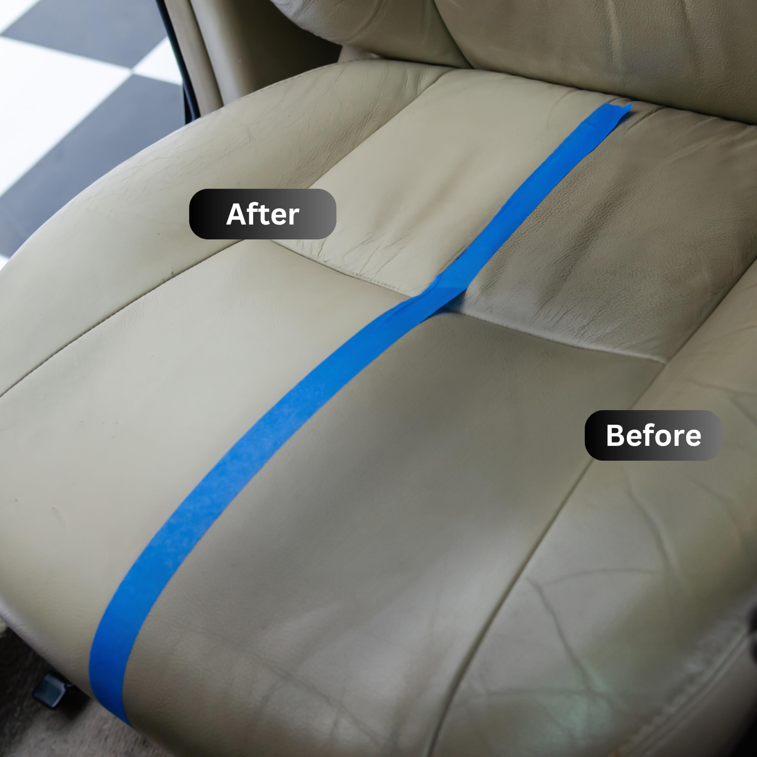 CAR SAAZ Upholstery Cleaner 1 LTR with Applicator Pad & Microfiber Cloth for Car Interior | Premium Upholstery Cleaner | Interior Cleaner, Carpet Cleaner, Car Roof Cleaner, Fabric Cleaner (PO 3) 2
