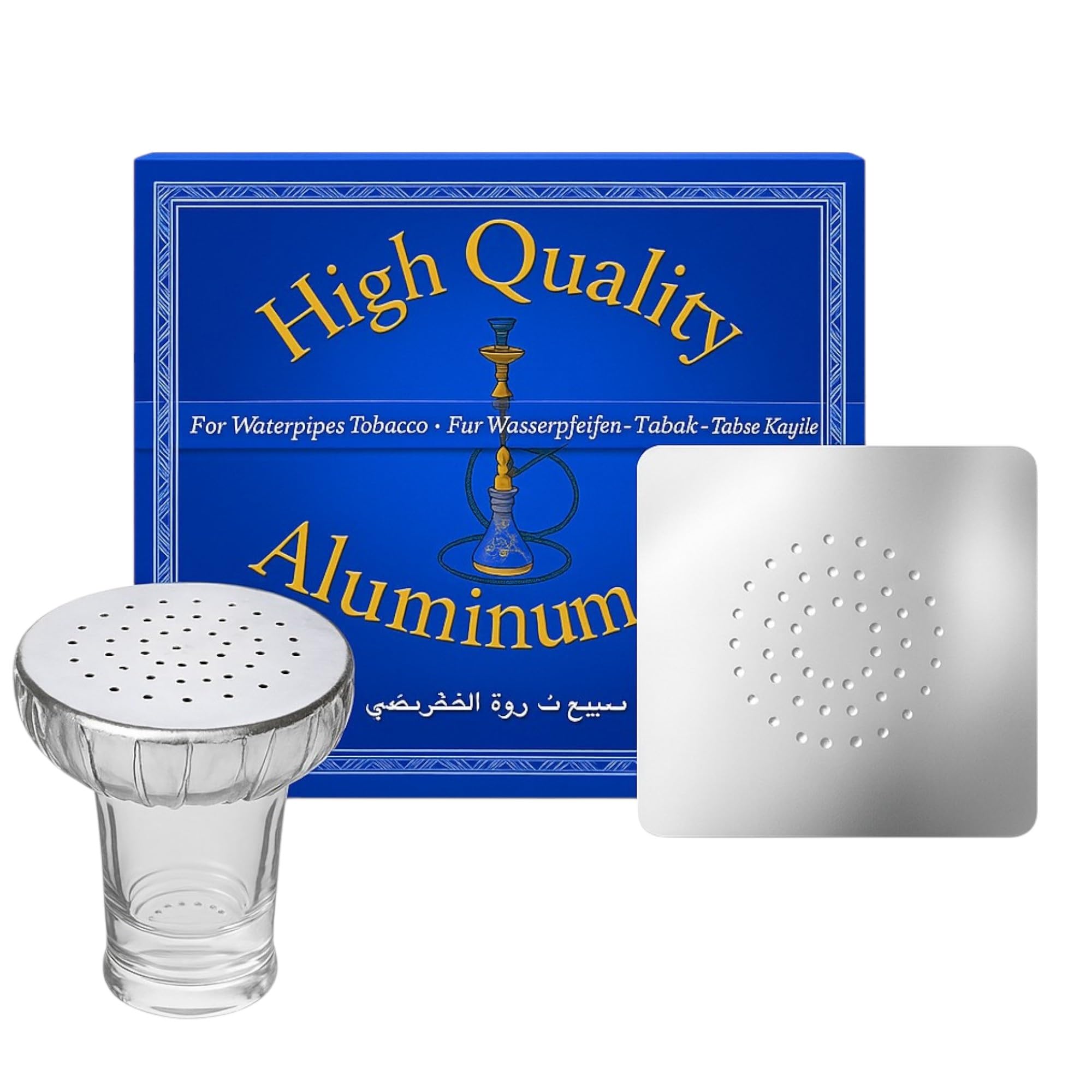 Pierced Hookah Foil 100 Pcs NEW Hooka Shisha Precut Foils (Small)