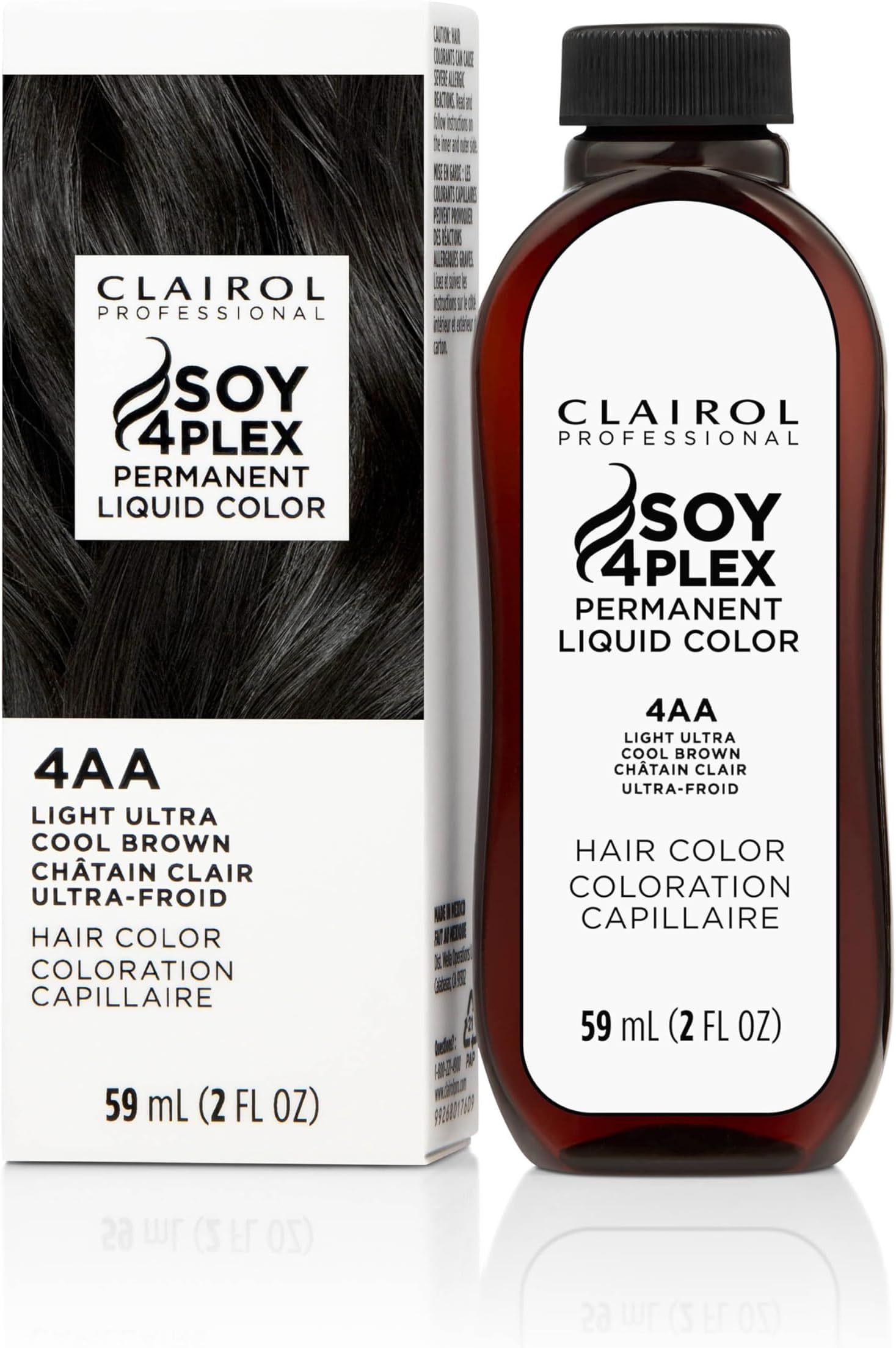 Permanent Liquicolor for Light Brown/Medium Brown Hair Color with 100% Gray Coverage | Packaging May Vary
