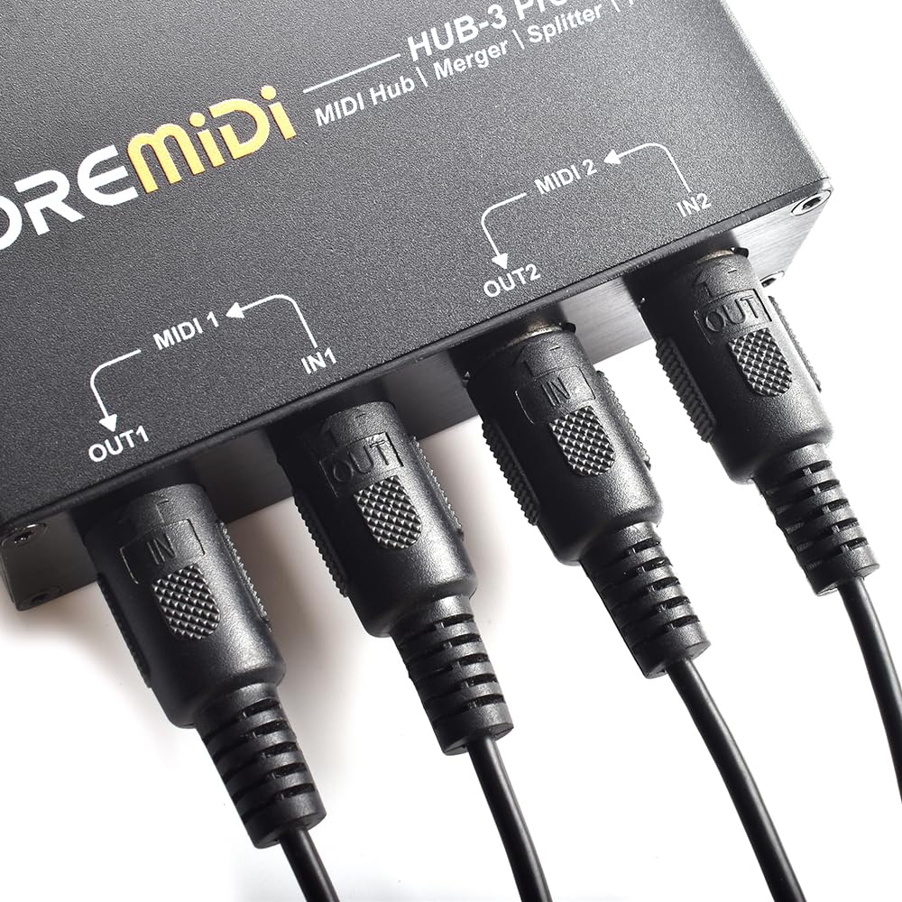 MIDI HUB-3 Pro box Supporto MIDI Routing Filtraggio Fusione Divisione (HUB-3 Pro)
