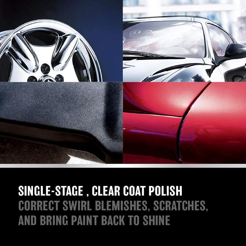SoCal Wax One Step Polish - 16oz - All-in-One Car Wax & Polish for a High-Gloss Finish