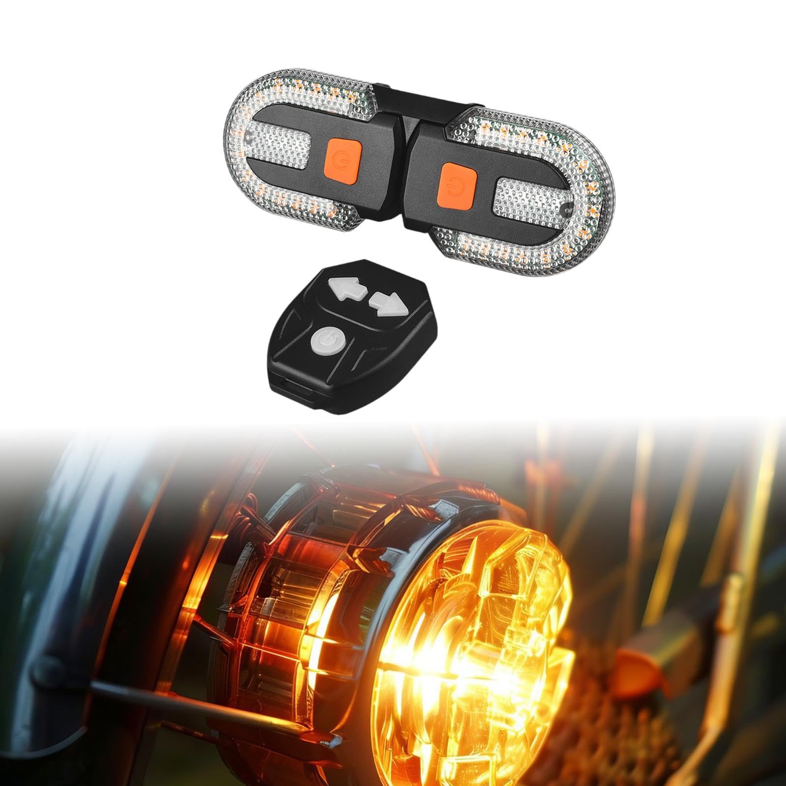 Homyl Fanale Posteriore per Bicicletta con USB E Indicatori di Direzione per Donne E Adulti, Ideale per Mountain Bike.