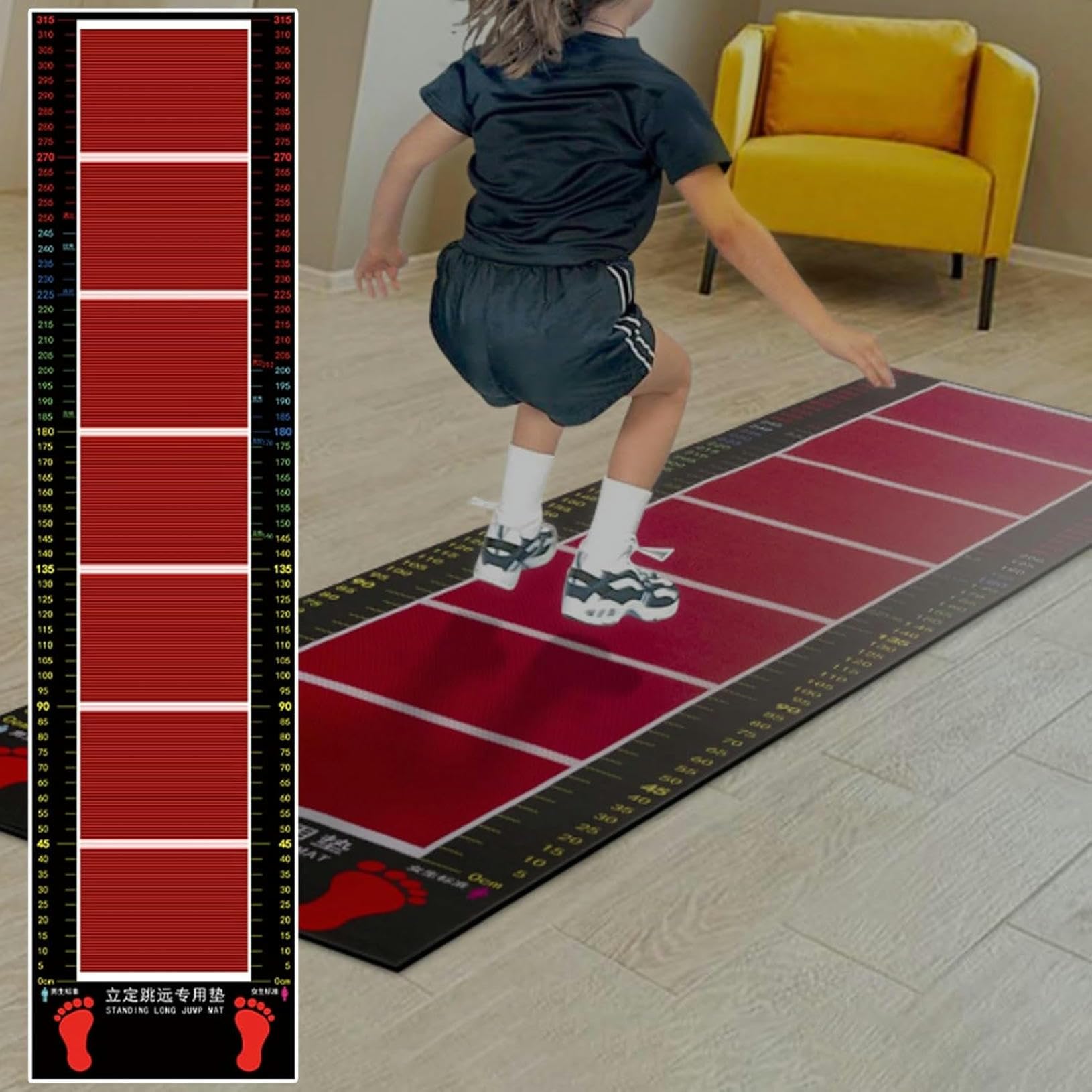 Tapis de saut en longueur pour entraînement au club d'athlétisme extérieur