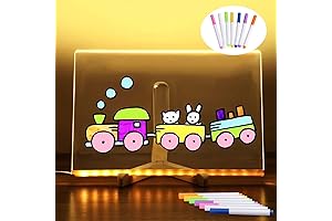Acrylic Dry Erase Board with LED Light - Illuminate Your Messages!