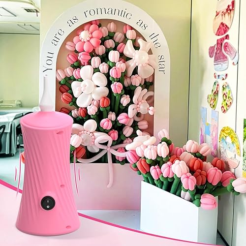 Miniatura 5 de AXHJ Balloon Pump Electric Air Pumps for Long Balloons, Electric Air Balloon Pump, Balloon Inflator for Foil Twisty Animal Balloons in Birthday