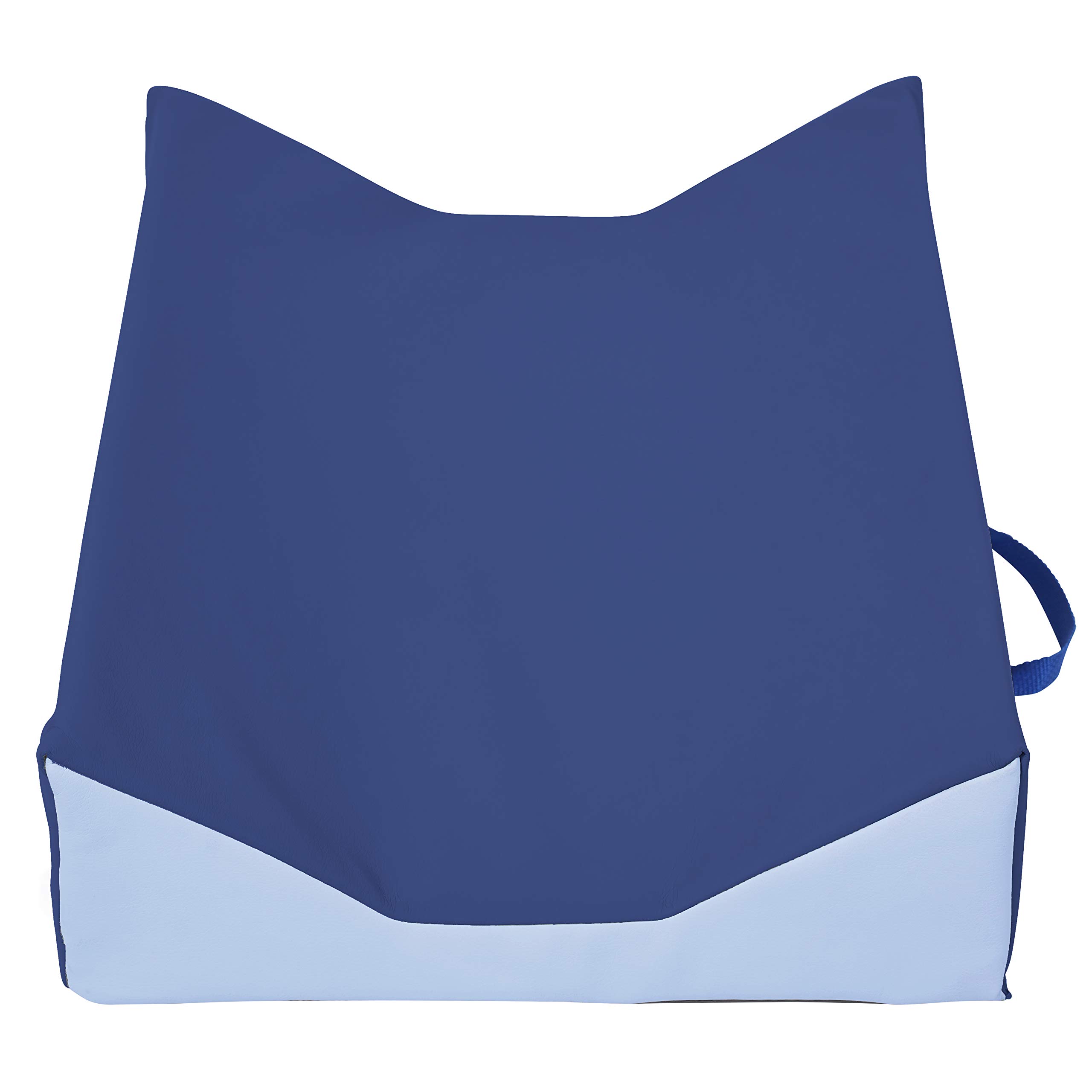 SoftScape Wickelunterlage, besonders weich, für Babys, Kleinkinder, rutschfeste Unterseite, integrierter Griff, leicht zu transportieren, Navy/Powder Blue, 1