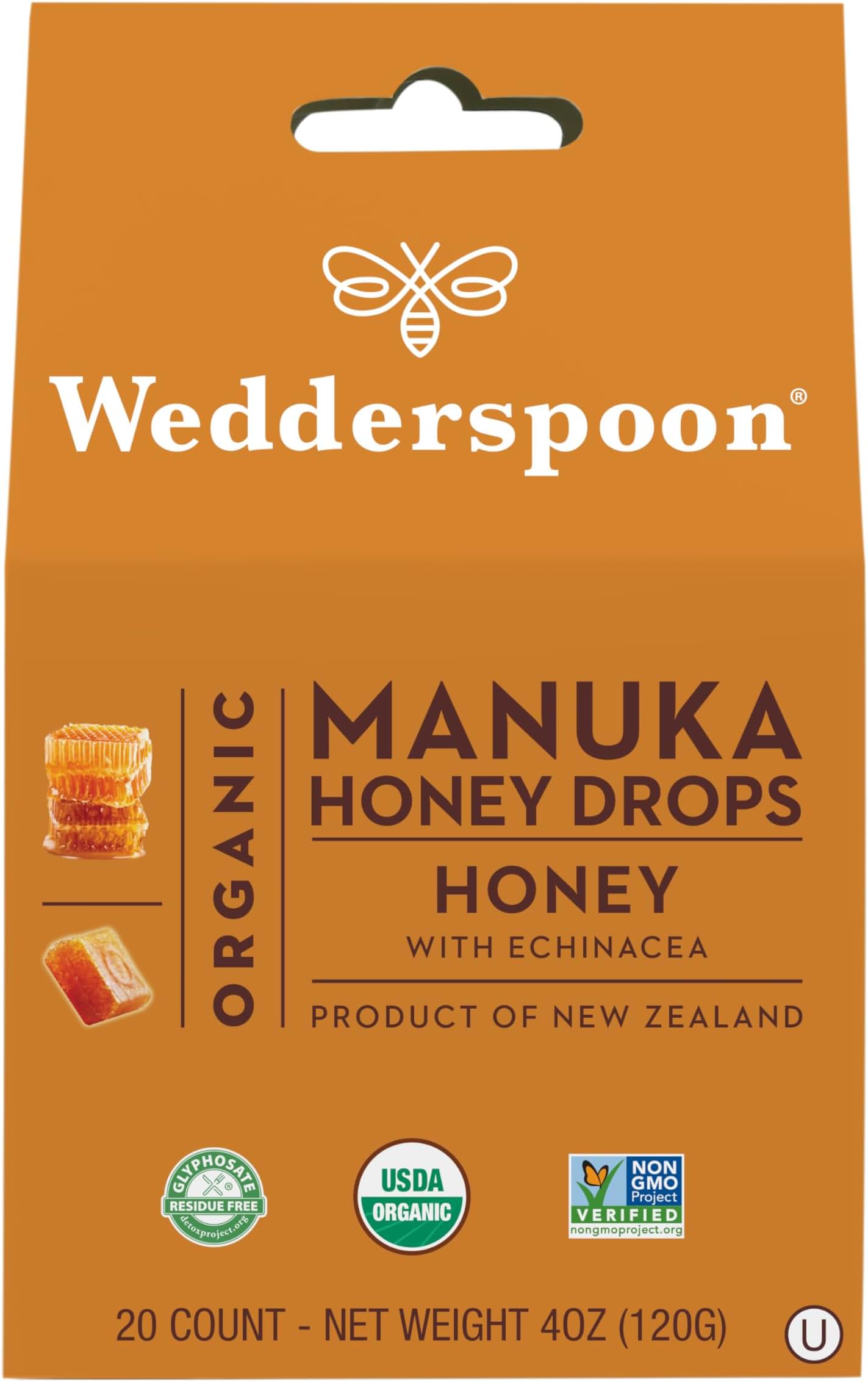 Wedderspoon Organic Echinacea Unpasteurized Genuine