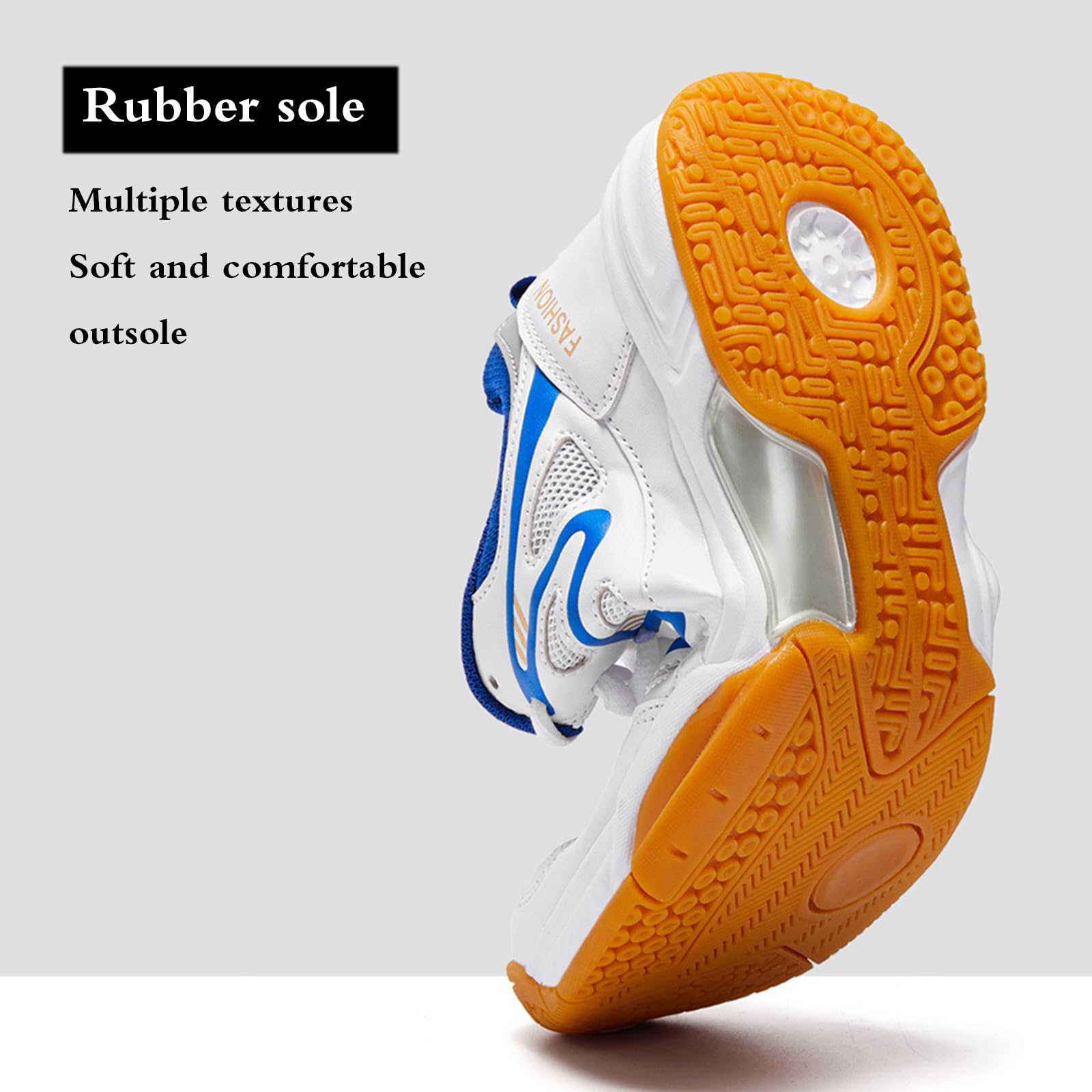 Chaussure Badminton Homme,Chaussures De Tennis De Badminton,Chaussures Squash Et Badminton,D'EntraîNement en Cour D'IntéRieur,Anti-Slip LéGer,pour Badminton,Tennis De Table,Squash