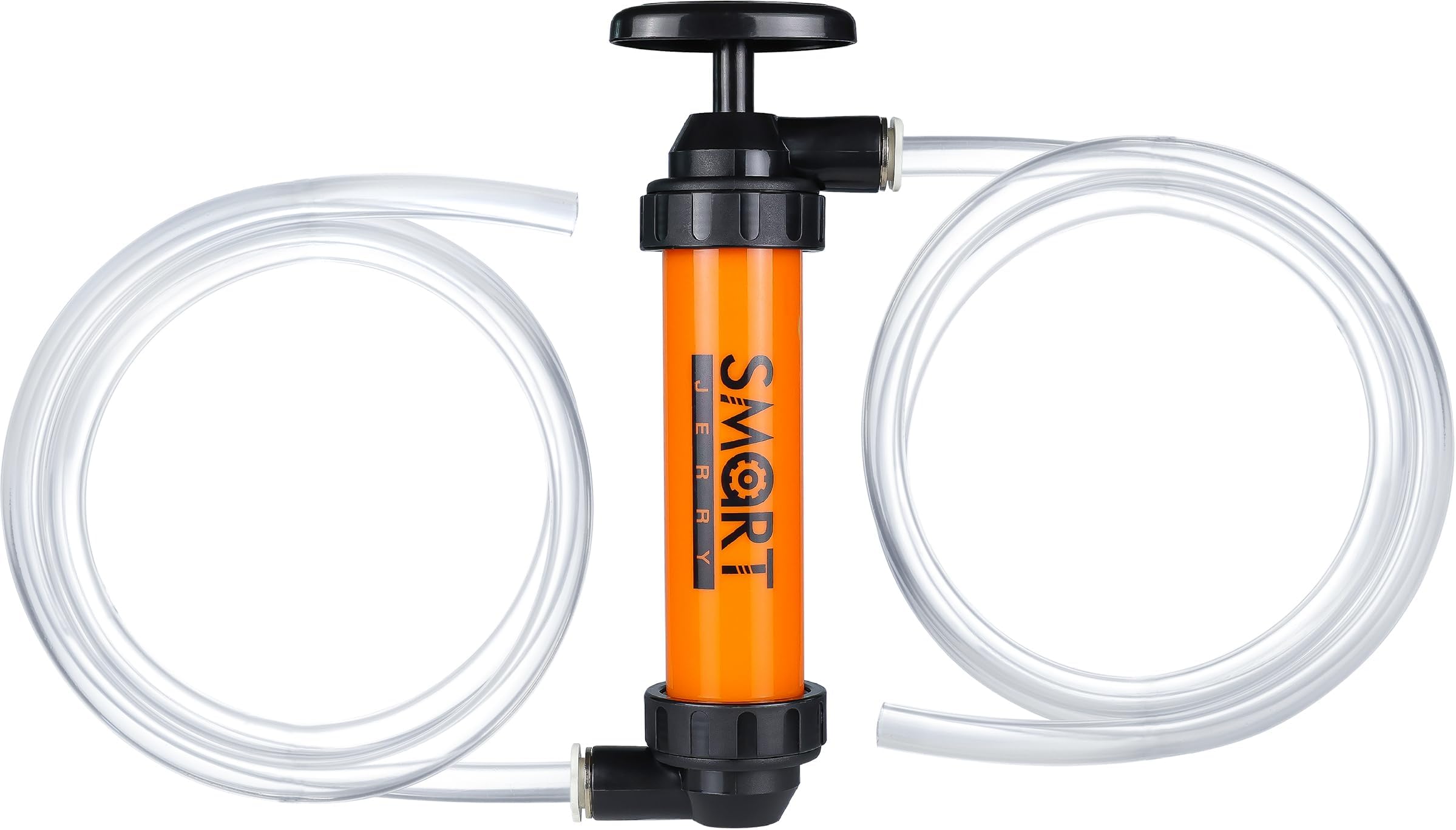 SMART JERRY - Siphon Pump for Gasoline, Fluid Transfer Pump Automotive, RV Antifreeze Pump Kit, Oil Transfer Pump, Hand Pump Siphon, Manual Fuel Transfer Pump, Transmission Fluid Pump, Lawn Mower Pump