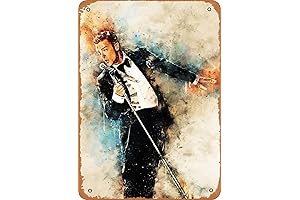 Justin Timberlake Metal Tin Sign Poster Vintage Art Wall Decor 12 x 8 inch
