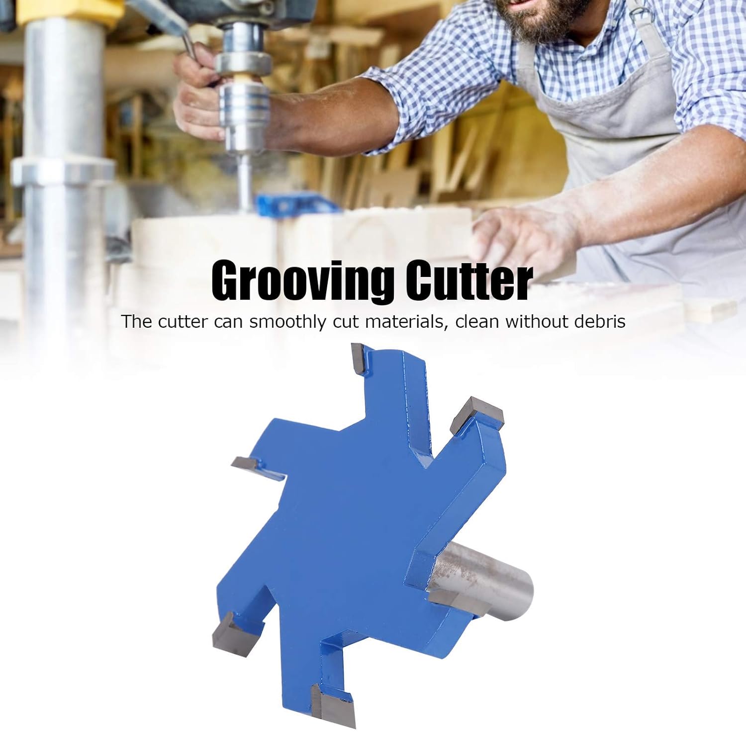 Buy CNC Spoilboard Surfacing Router Bit, 6 Wings 1/2 Shank CNC Router