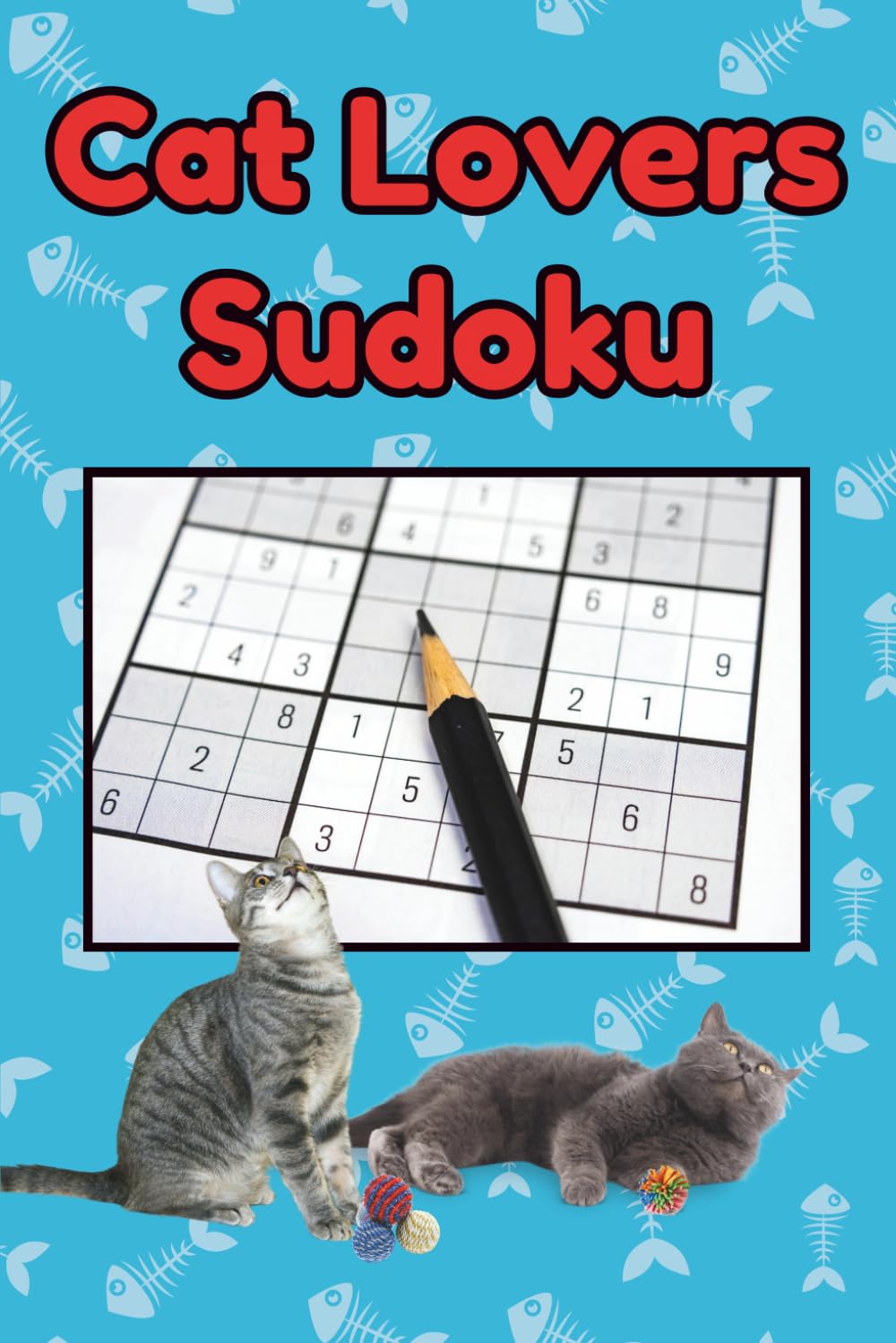 Cat Lovers Sudoku: 6x9 book featuring 150 cat-themed sudoku puzzles with 3 levels of difficulty and solutions in the back to challenge your mind..