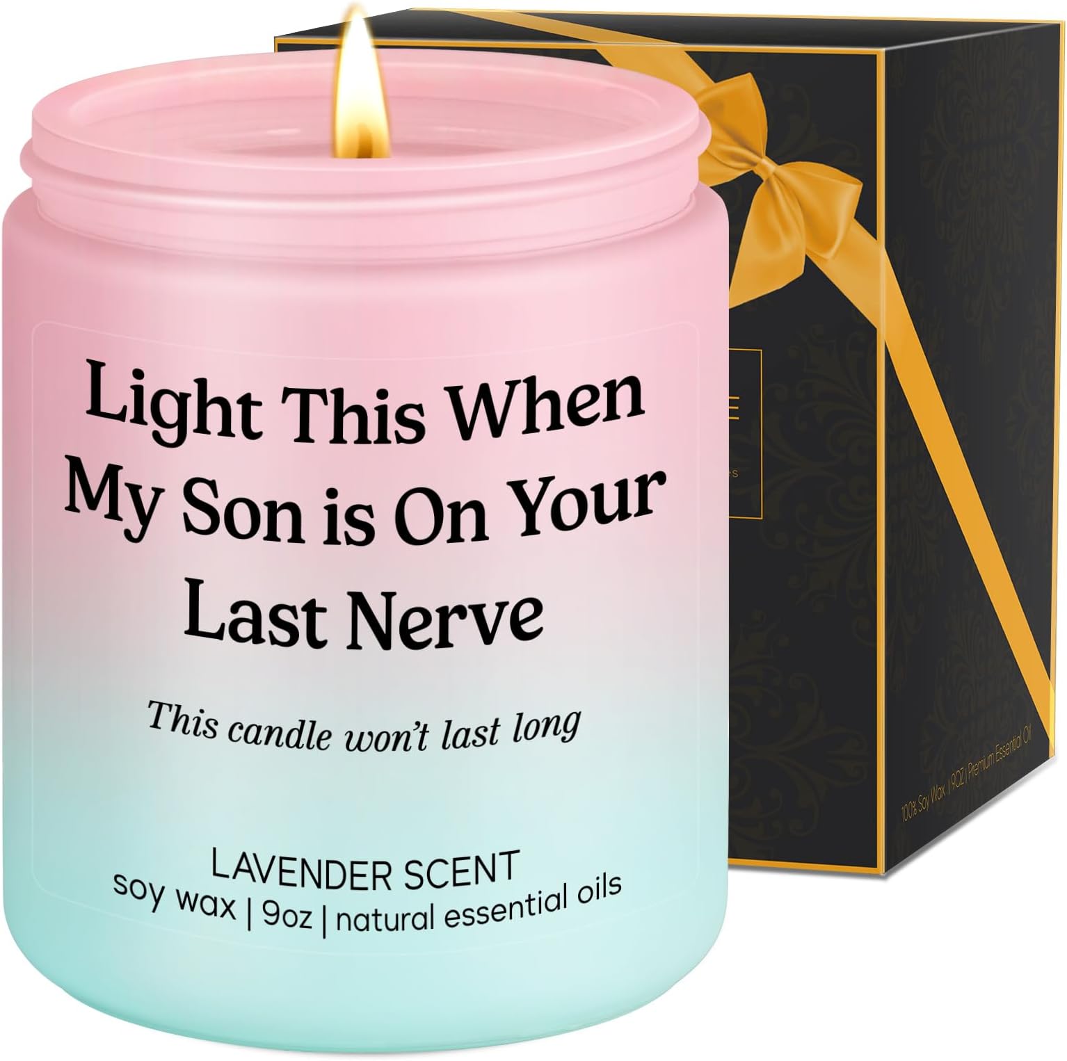 LEADO Scented Candle, Daughter in Law Gifts - Funny Wedding, Birthday, Mothers Day Gifts for Daughter in Law, Sons Girlfriend, Future Daughter in Law - Daughter in Law Gifts from Mother in Law