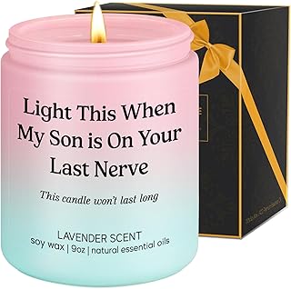 LEADO Candle, Daughter in Law Gifts - Funny Wedding, Birthday, Christmas Gifts for Daughter in Law, Sons Girlfriend, Future Adult DIL - DIL Presents from Mother, MIL, Mom - Bride, Bridal Shower Ideas