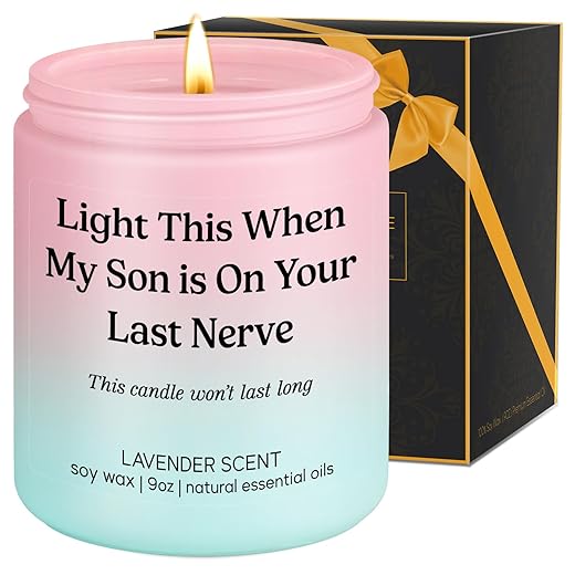 LEADO Candle, Daughter in Law Gifts - Funny Wedding, Mothers Day, Birthday Gifts for Daughter in Law, Sons Girlfriend, Future Adult DIL - DIL Present from Mother in Law - Bride, Bridal Shower Ideas