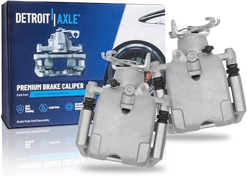 Miniatura 189 de Detroit Axle - Pinza de freno delantera derecha con soporte de repuesto para Chevrolet Equinox Captiva Sport Pontiac Torrent Saturn Vue Suzuki XL-7