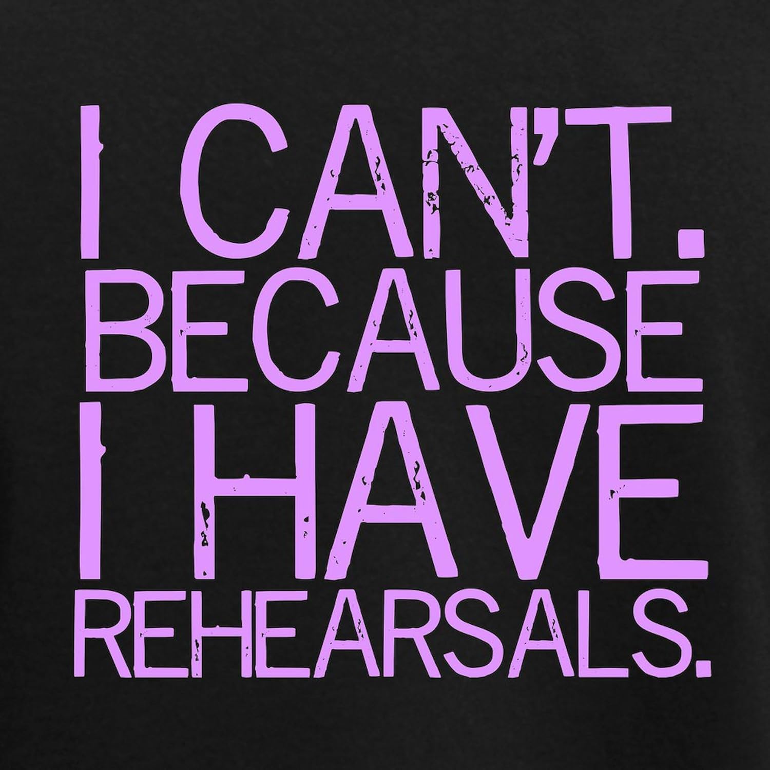 CafePress Rehearsals (Lavender) Women's Dark Pajamas Womens Novelty PJ Sleepwear