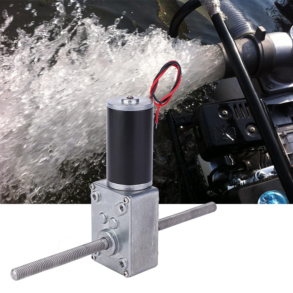 DC 12 V hoog koppel turbine wormwiel motor, met encoder sterke zelfsluitende 10/20/30/40/100 RPM(40RPM