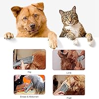 Vista 4 de 2 unidades 10#30 cortadoras desmontables de cerámica afilada para mascotas, compatible con Andis, Oster A5, Wahl KM Series Clippers, longitud