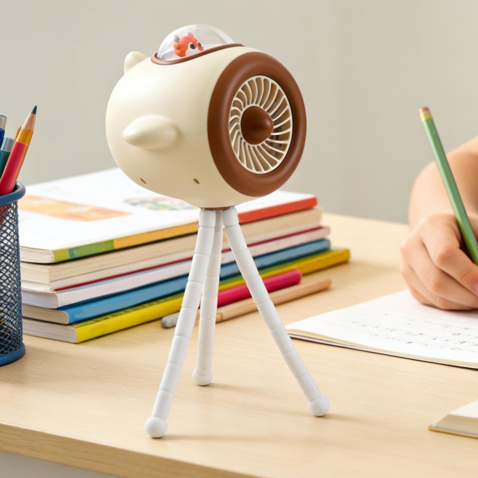 Ventilatore Portatile per Passeggino 3 Velocità con Luce LED