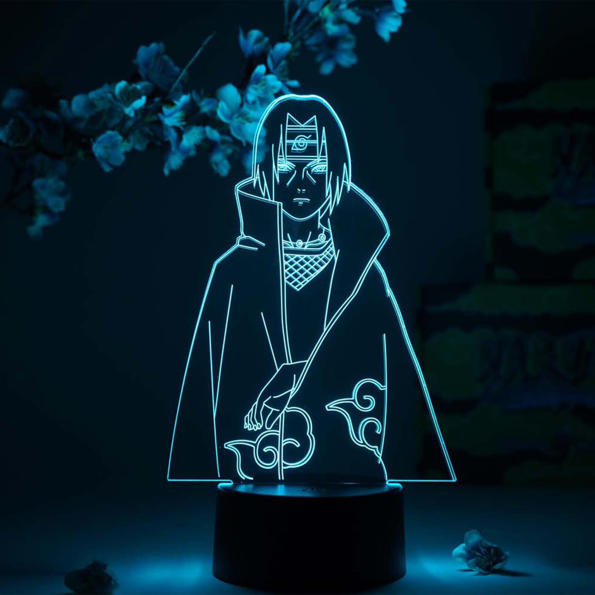 Otaku Lamps Itachi Uchiha Naruto – Anime Night Light, 16 Color RGB
