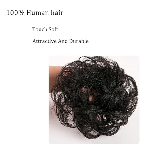 Miniatura 2 de Flequillo de cabello humano para mujer, clip de pelo de color platino