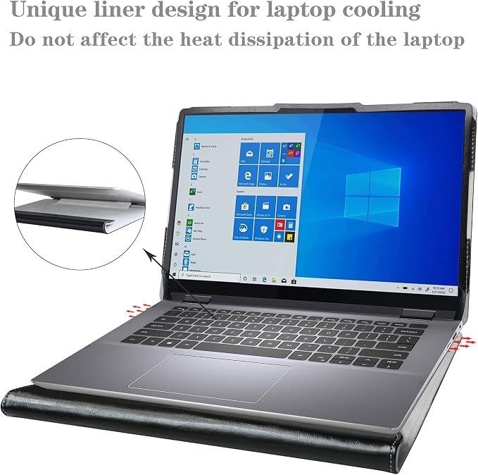 Funda protectora para laptop de 14 pulgadas color negro miniatura 4