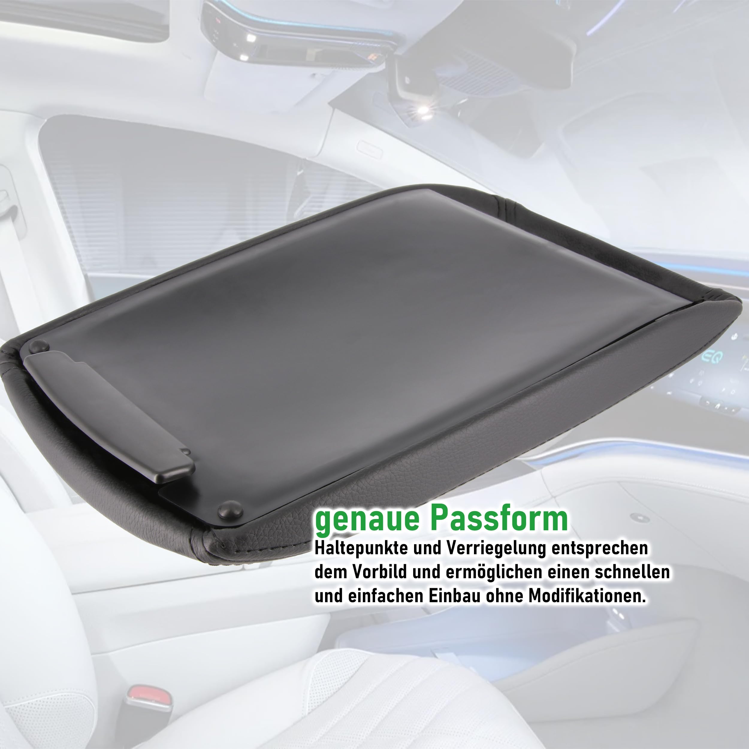 RECAMBO Coperchio di ricambio per bracciolo centrale adatto per Audi A6 4F C6 BJ 2004 – 2011 – vestibilità robusta – aspetto di serie – meccanismo durevole – installazione rapida – sostituzione ideale