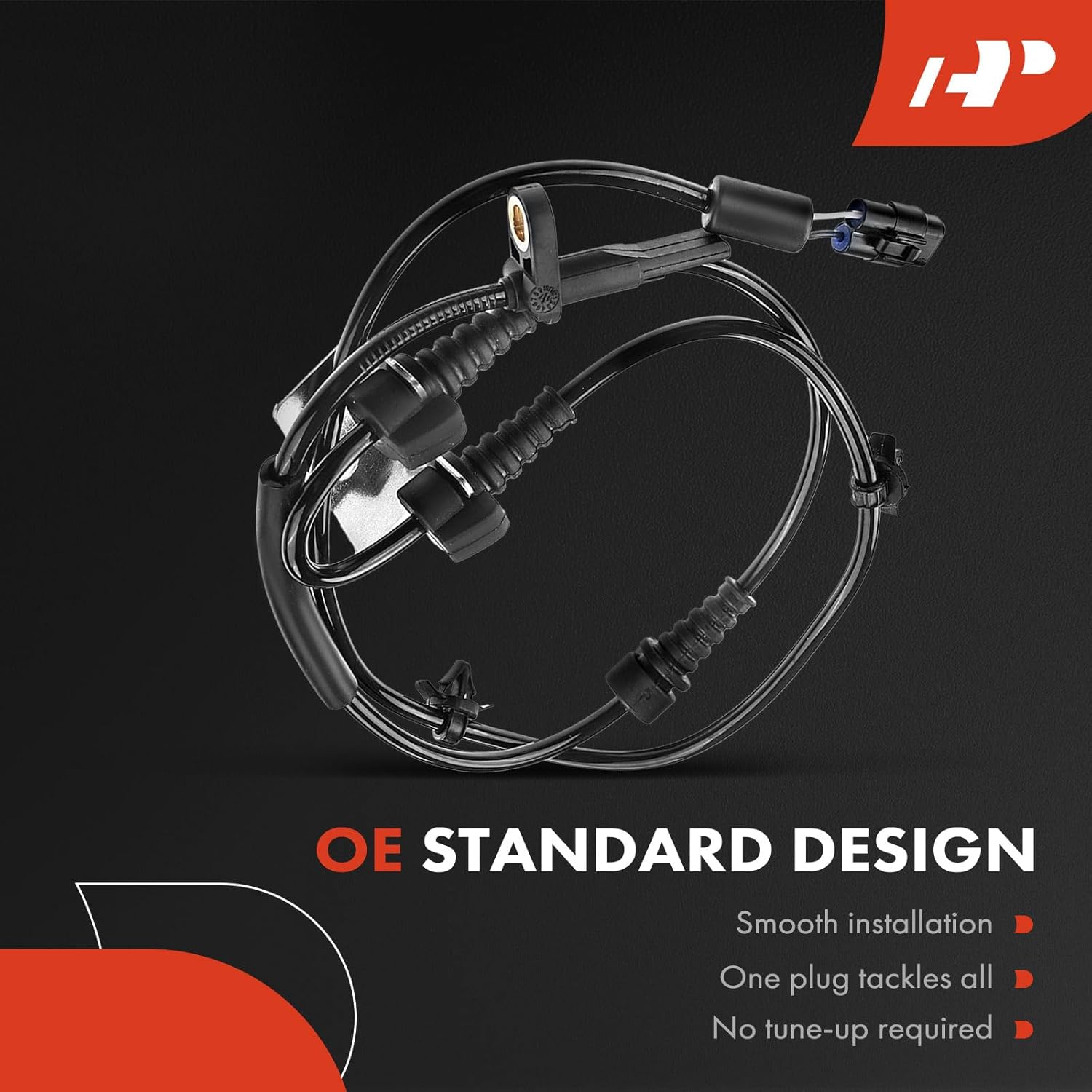A-Premium ABS Wheel Speed Sensor Compatible with Suzuki Models - SX4 2007 2008 2009 2010 2011, 2.0L - Front Left Driver Side, Replace# 5622079J00, 5622079J10