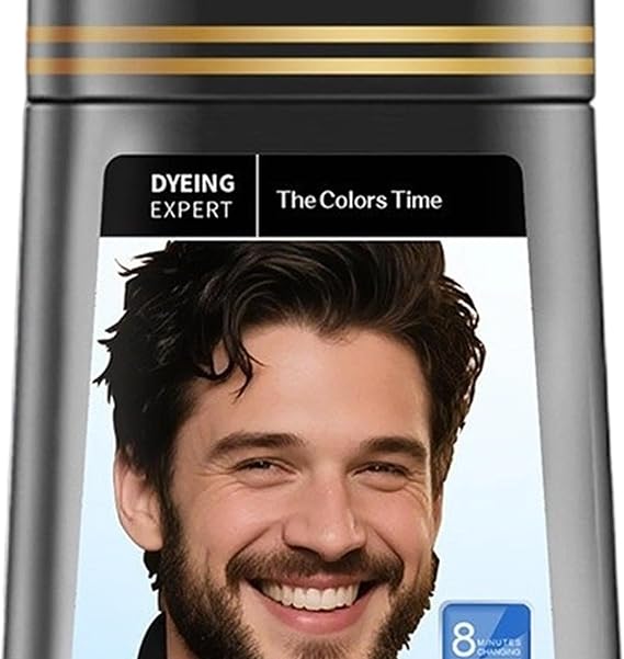 Beard Dye for Men 200ml Black Instant Facial Hair Coloring