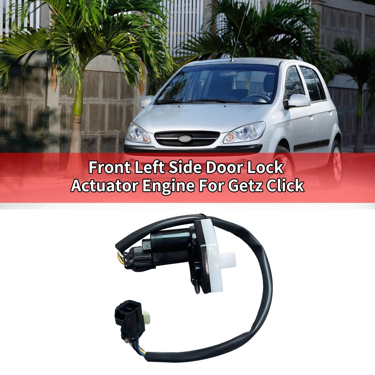 Central Locking Motor For Hyundai For Getz 2002-2010 95735-1C010 957351C010 Front Left LH Side Door Lock Actuator Assy Engine Door Lock Actuator Mechanism