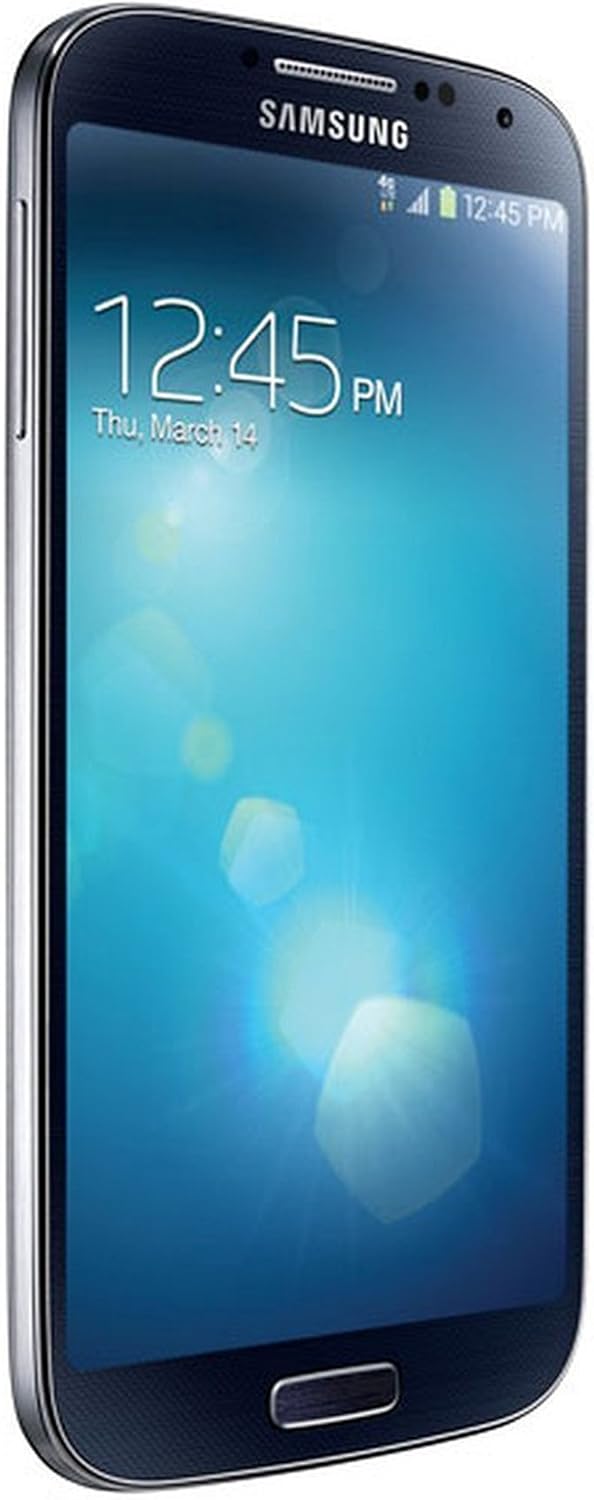 Côté view du Samsung Galaxy S4 SGH-M919, mettant en évidence le bouton d'alimentation et le bouton de volume.