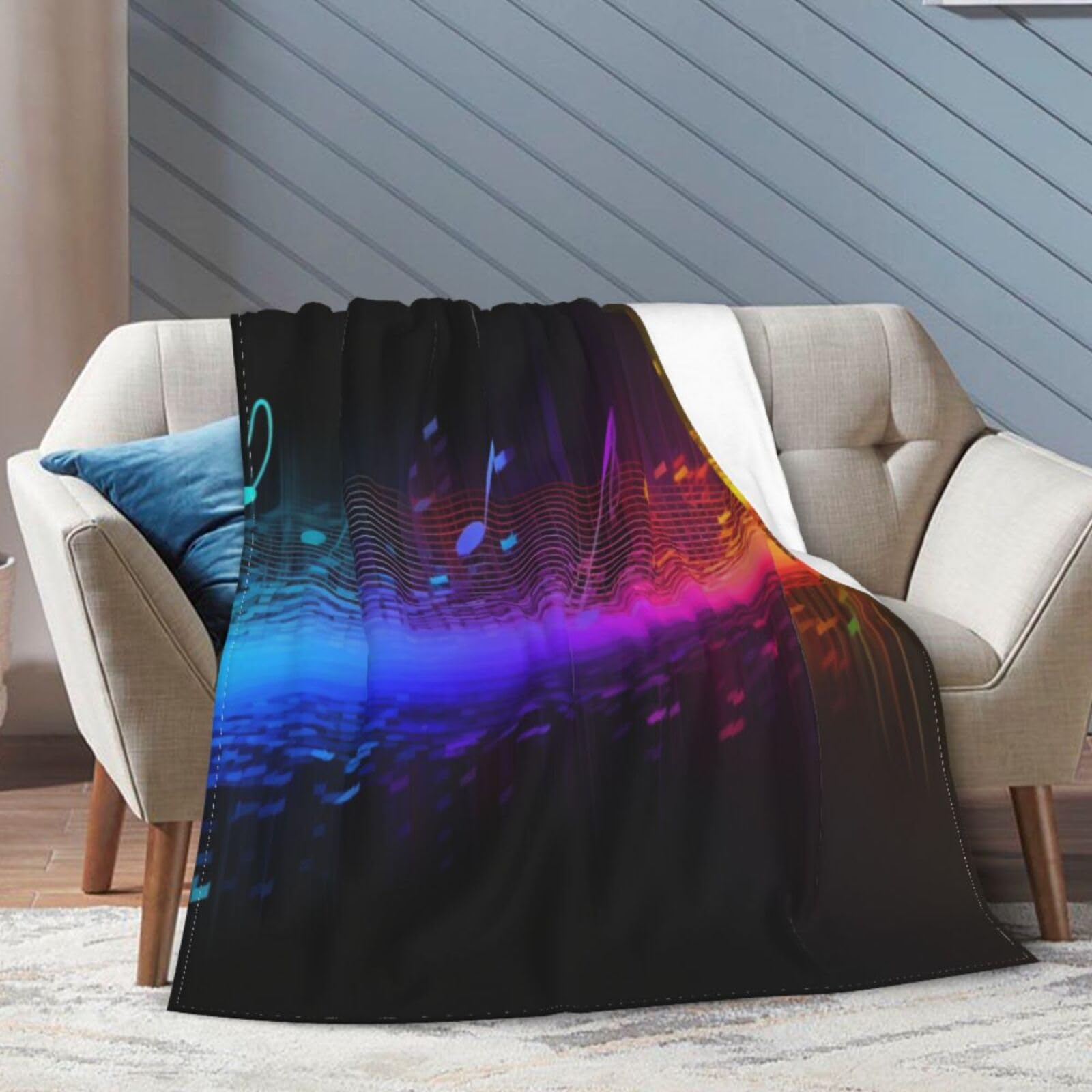 Couverture pelucheuse pour salon et soirees cocooning sur le canape