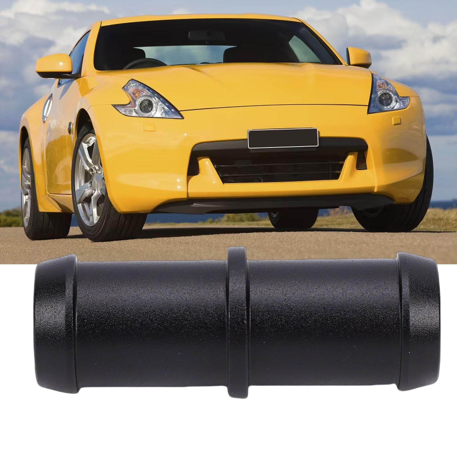 aqxreight Złącze Węża Nagrzewnicy, Adapter ze Stopu Aluminium 92417 JK20A z Rozmiarem Interfejsu 3 4 Cale, dla M37 Q60 QX50 370Z EX35 G35 G37 M35 FX35
