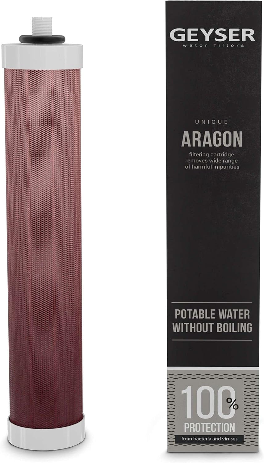 Cartucho ARAGÓN AQUA BIO para filtro de agua GEYSER AQUA, recambio para filtro de agua GEYSER AQUA