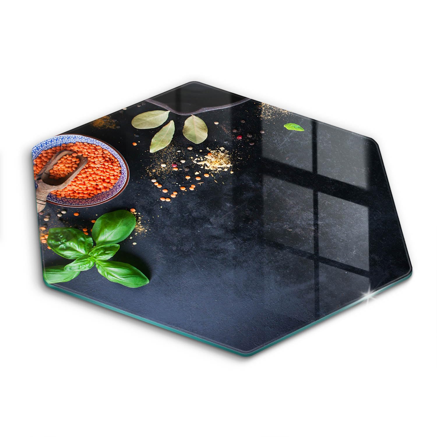 Plaque induction protection 40cm verre hectagonale ultra résistante et multifonctionnelle