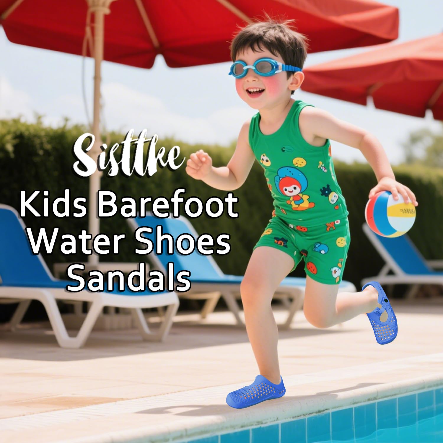 Escarpines Niño Niña Zapatos de Agua Playa Zapatillas de Acuáticos Piscina para Niños Calzado Descalzo Buceo Natación