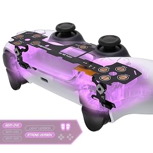 eXtremeRate Micro Switch - Strong Version Tactile Clicky Hair Trigger Kit for PS5 Controller BDM-040 Shoulder Buttons Ergonomic