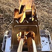 Amazon Maxboost マックスブースト フォールディングウッドストーブ 専用収納バッグ付き 無期限保証 Tmx11 Sf21jf001 Maxboost マックスブースト バーベキューコンロ 焚火台