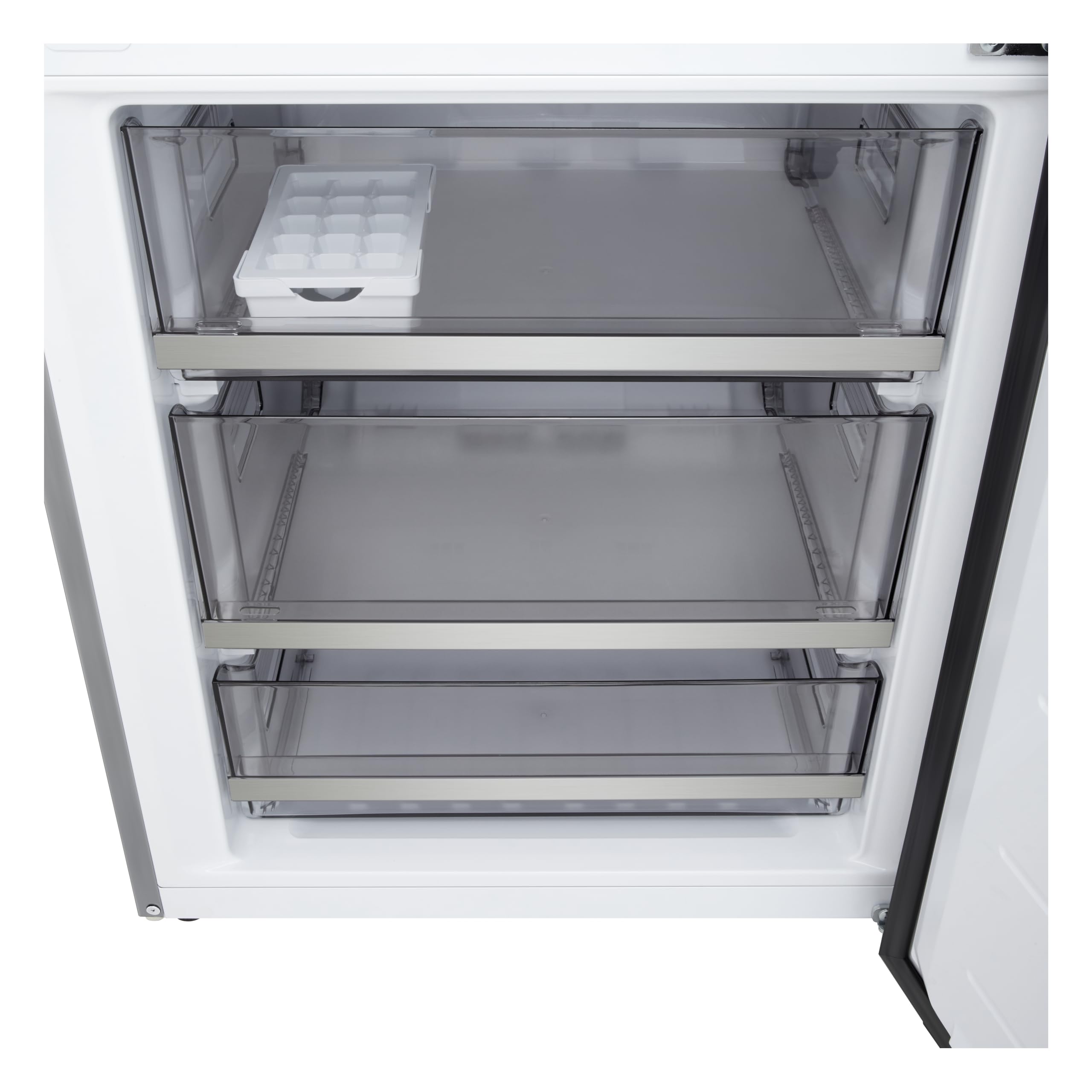 LG GBBW322DPY Frigorifero Combinato Fit & Max Larghezza 70cm, Classe C, Raffreddamento Intelligente con AI Fresh,Fresh Converter, Total No Frost e Metal Fresh, Door Cooling, 465L, Wi-Fi, Prime Silver