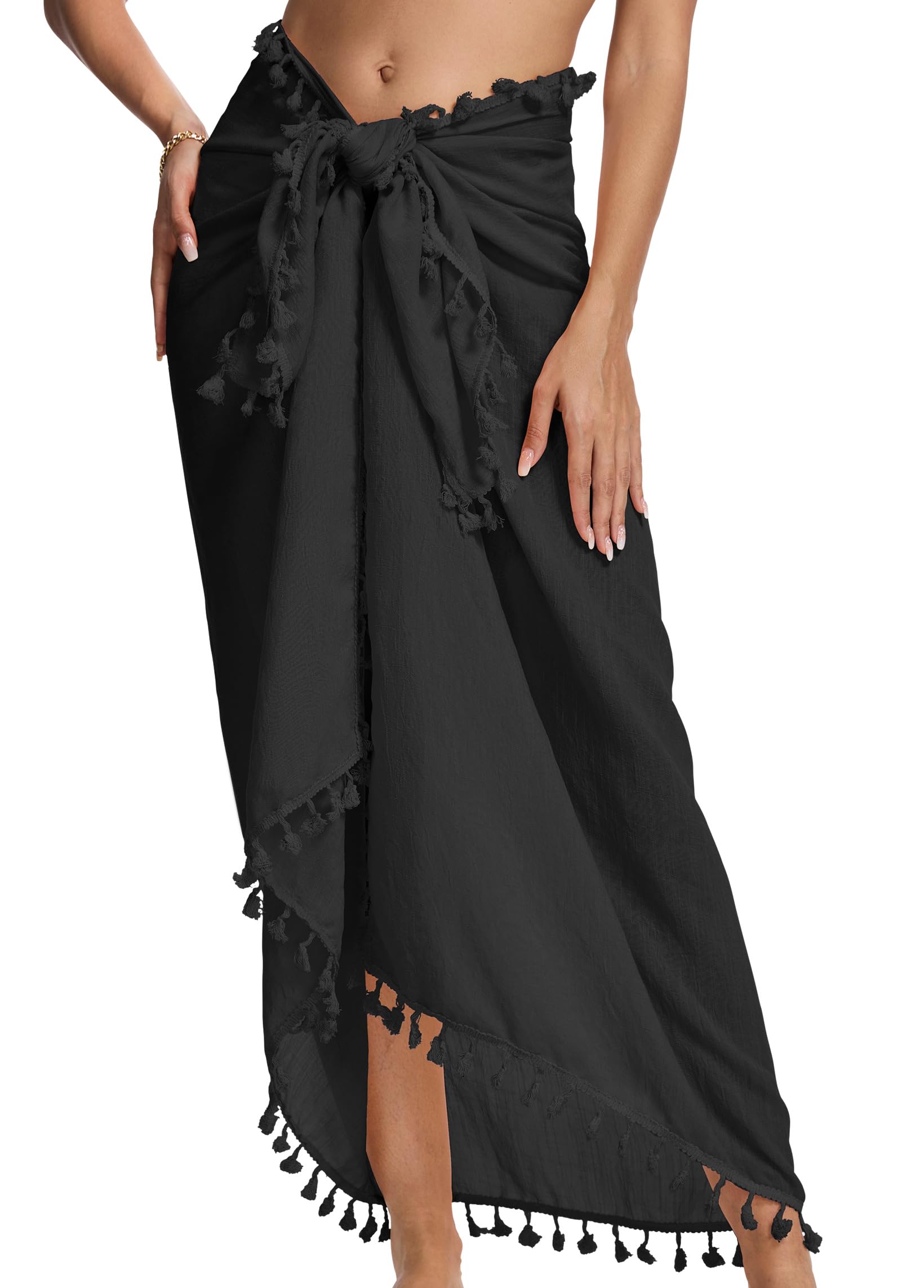 Chalier Sarong Wraps for Women Beach Cover Ups Swimsuit Coverup Bathing Suit Cover Up Swimwear Bikini Swim Skirt
