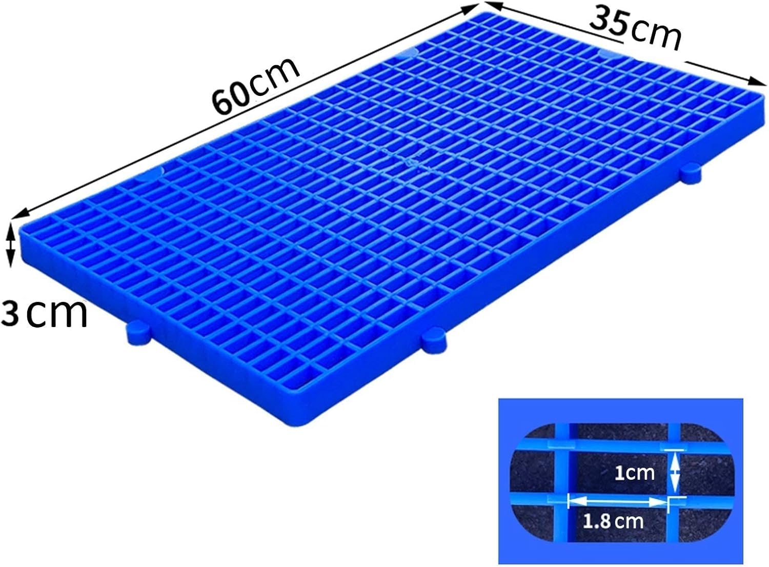 Pallet in plastica Pallet in plastica, Pallet ventilati con griglia di stoccaggio Impermeabile, Pallet con Pavimento inseribile, Pallet ventilati con Pavimento a griglia Traspirante for cucine