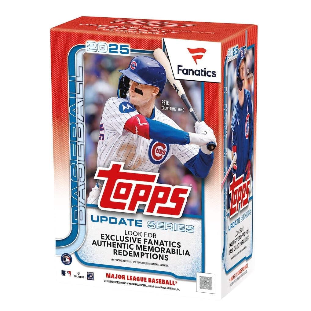 2025 Topps Update Series Trading Card Retail Display Box – 20 Packs, 14 Cards per Pack – Look for Autograph & Relic Cards, Retail Exclusive Holo Foil Parallels : Sports & Outdoors