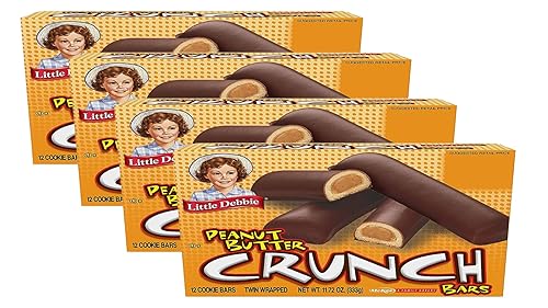 Little Debbie (mantequilla de maní crujiente, 4 cajas)
