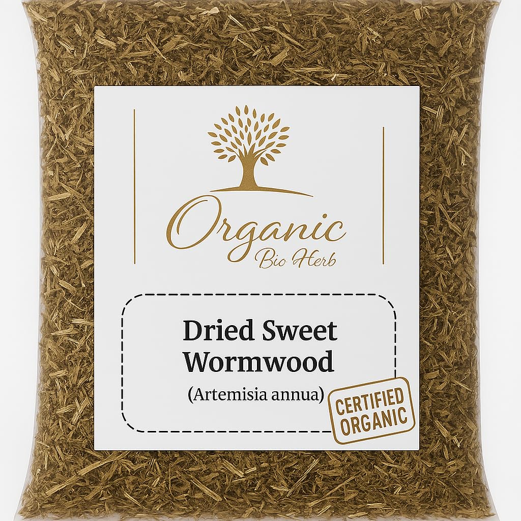 Organic Bio Herbs-Dried Sweet Wormwood – 100% Natural, Premium Quality Herb for Herbal Tea, Tinctures & Remedies – No Additives, Non-GMO-Mugwort (Artemisia annua) (6 Oz)