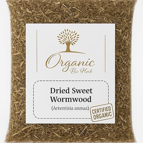 Miniatura 1 de Organic Bio Herbs -Ajenjo dulce seco  100% natural, hierba de alta calidad para té de hierbas, tinturas y remedios  Sin aditivos, sin OMG -