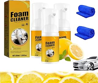 Multi-Functional Foam Cleaner, Traveltopp Foam Cleaner, Reshline Foam Cleaner, Car Restoring Spray, Magic Foam Cleaner Spray All Purpose, Foam Cleaner Spray for Car (30ML-3PC)